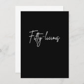 五十五誕生日五十五〇年 招待状 (正面/裏面)