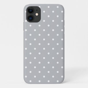 五十年代は水玉模様のIphone灰色の4/4Sの箱のスタイルを作ります iPhone 11 ケース