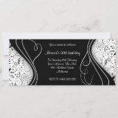 五十歳の誕生日 招待状 (裏面)