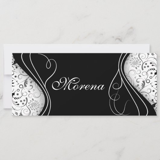 五十歳の誕生日 招待状 (正面)