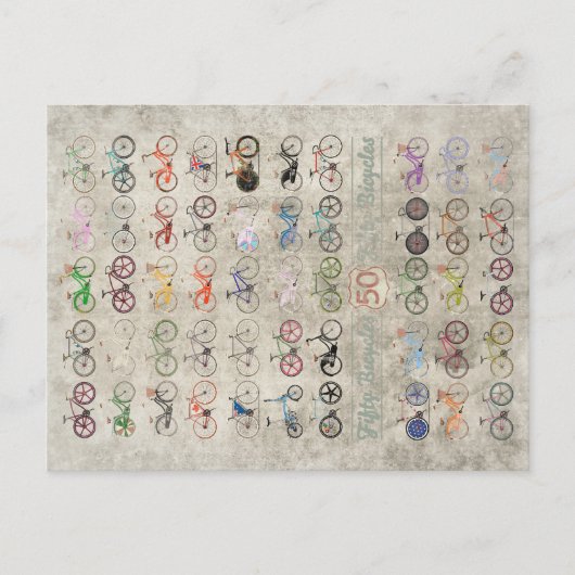 五十自転車 ポストカード (正面)