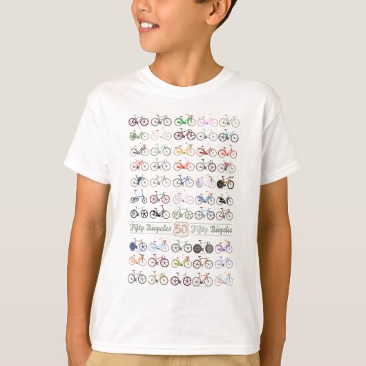 五十自転車 Tシャツ (正面)