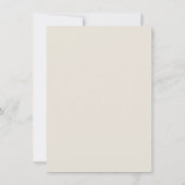 五十 | 金ゴールドモダン第50回バースデーパーティー招待 招待状 (裏面)