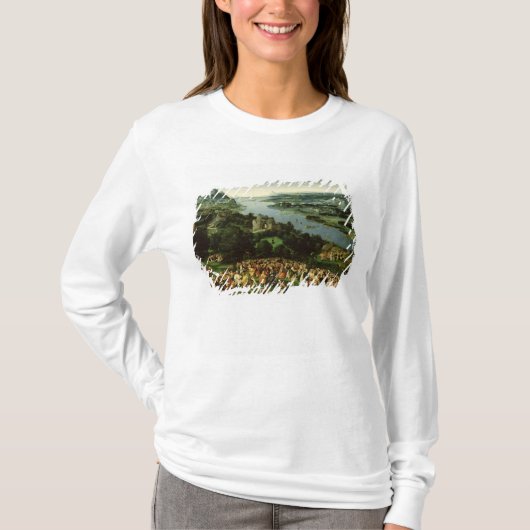 五千の食べ物を与えること Tシャツ (正面)