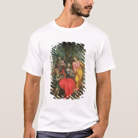 五千、c.1590の食べ物を与えること tシャツ (正面)