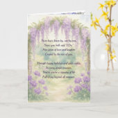 五周年記念藤のアーチin庭 カード (黄色い花)