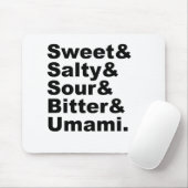 五味 |甘酸っぱい苦い&うま味 マウスパッド (マウス)