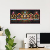 五大仏ポスター ポスター (ホームオフィス)