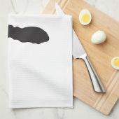 五大湖のカスタムのイラストレーション キッチンタオル (四つ折り)