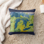 五大湖のプロジェクトの枕 クッション (ブランケット)