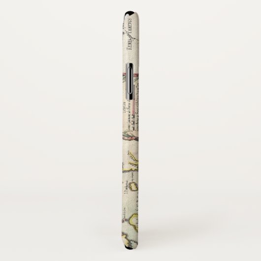 五大湖の旧式な地図 Case-Mate iPhoneケース (裏面/右)