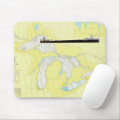 五大湖の概要の図表のabd M/Vのアメリカ人の精神 マウスパッド (マウス)