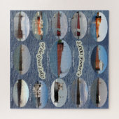 五大湖の1,000の足の貨物船 ジグソーパズル (横)