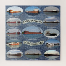 五大湖の1,000の足の貨物船