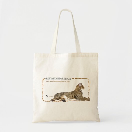 五大湖ベンガルの救助のロゴのバッグ トートバッグ (正面)