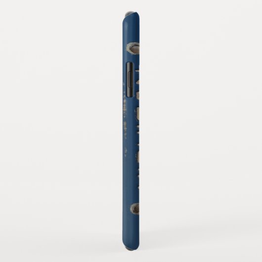 五大湖青いミシガン州のナンバープレートの電話箱 Case-Mate iPhoneケース (裏面/右)