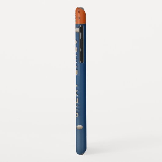 五大湖青いミシガン州のナンバープレートの電話箱 Case-Mate iPhoneケース (裏面/左)