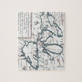 五大湖(1696年)のヴィンテージの地図 ジグソーパズル (縦)