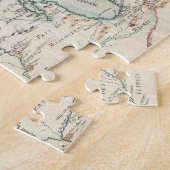 五大湖(1755年)のヴィンテージの地図 ジグソーパズル (側面)