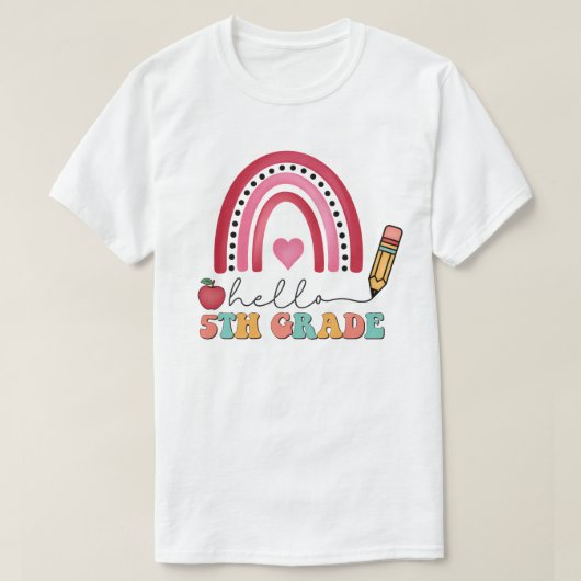 五年学校 Tシャツ (デザイン正面)