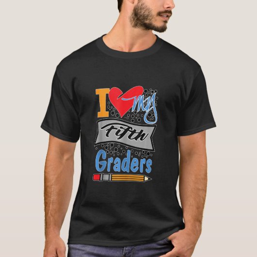 五年生の五年生が大好き先生 Tシャツ (正面)