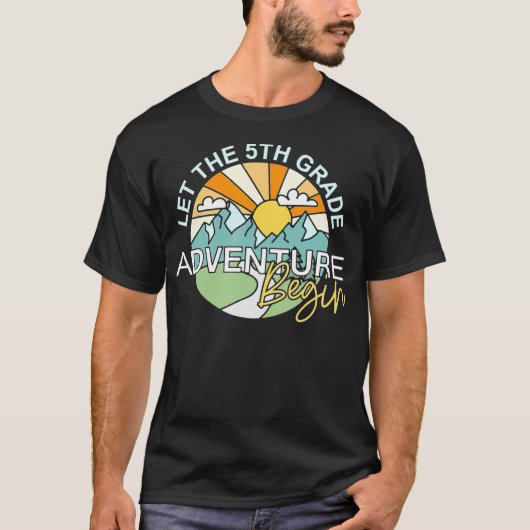 五年生の冒険を開始 Tシャツ (正面)