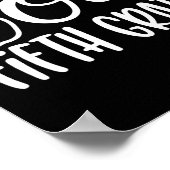 五年生の最後の学校平和教え日 ポスター (角)