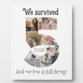 五年結婚記念 フォトプラーク (正面)