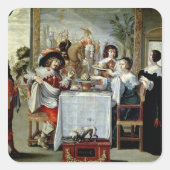 五感 – 味 スクエアシール (正面)