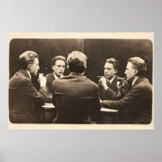 五方向ポートレートオブマルセルデュシャンファインアートプリント ポスター