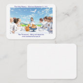 五旬節(使徒たちのいるマリア)聖なる プレイスカード (正面/裏面)