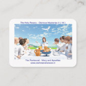 五旬節（使徒たちのいるマリア）聖なる プレイスカード (正面)