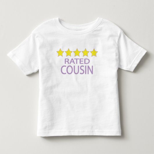 五星のいとこ トドラーTシャツ (正面)