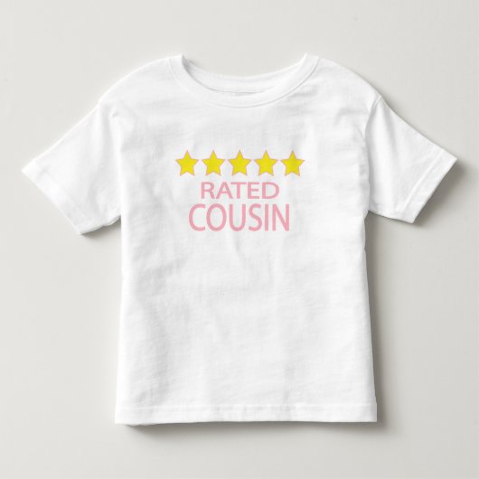 五星のいとこ トドラーTシャツ (正面)