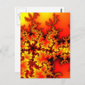 五星フラクタル ポストカード (正面/裏面)