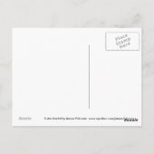 五星フラクタル ポストカード (裏面)