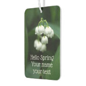 五月の白いユリ カーエアーフレッシュナー (左)