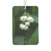 五月の白いユリ カーエアーフレッシュナー (裏面)