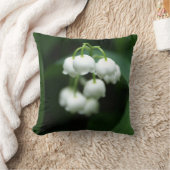 五月の白いユリ クッション (ブランケット)