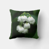 五月の白いユリ クッション (裏面)