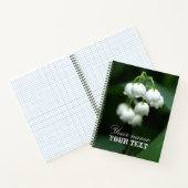 五月の白いユリ ノートブック (内部)