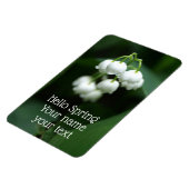 五月の白いユリ マグネット (左側)