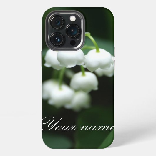 五月の白いユリ iPhoneケース (裏面)