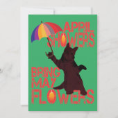 五月の花を呼べ 招待状 (正面)