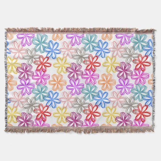 五月の花 スローブランケット (正面)