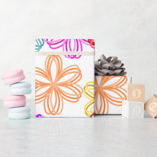 五月の花 ラッピングペーパー (ベビーシャワー)