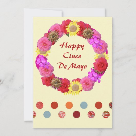 五月五日メキシコのお祭り 招待状 (正面)