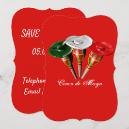 五月五日、メキシコのお祭り 招待状