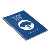 五本の骨が扇形に並んだ餅 ノートブック (右側)