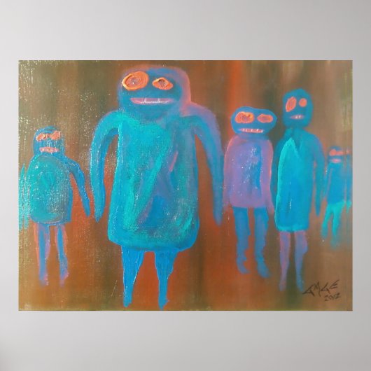 五来バック – Ken Gage Art ポスター (正面)